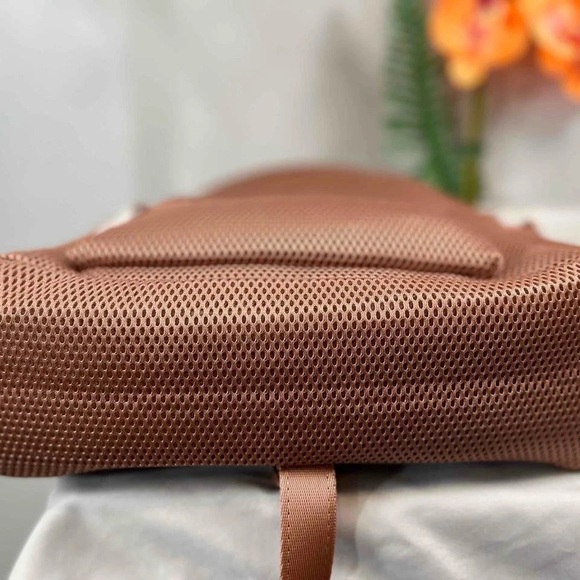 Dagne Dover Tan Mesh Backpack - Picture 6 of 7